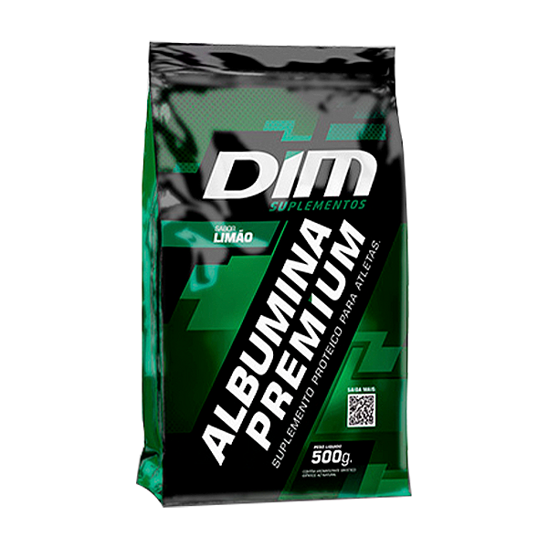Albumina Premium - Limão (500g) Dim Suplementos