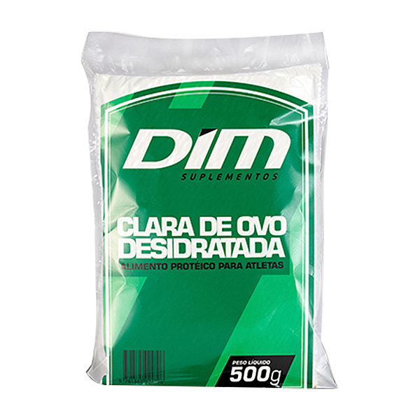 Albumina Premium - Natural (Sem Sabor) (500g) Dim Suplementos