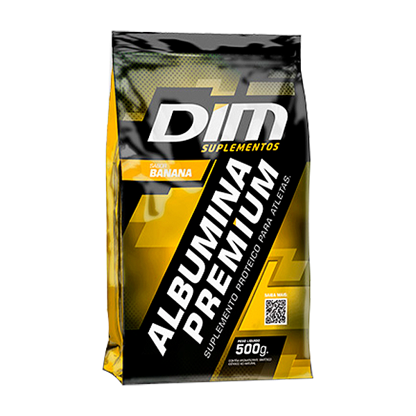 Albumina Premium - Shake de Banana (500g) Dim Suplementos