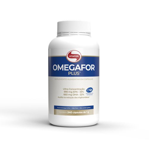 Ômegafor Plus 1000mg 240 Caps - Vitafor