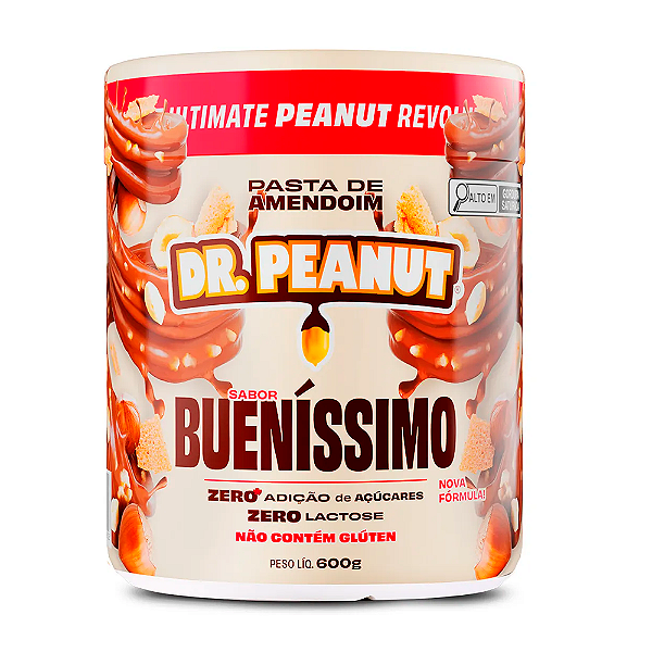 Pasta de Amendoim Gourmet 600g Bueníssimo - Dr Peanut