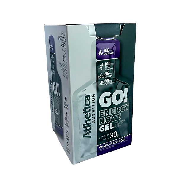 Go! Energy Now Gel (Display 10 sachês de 30g) - Atlhetica Nutrition