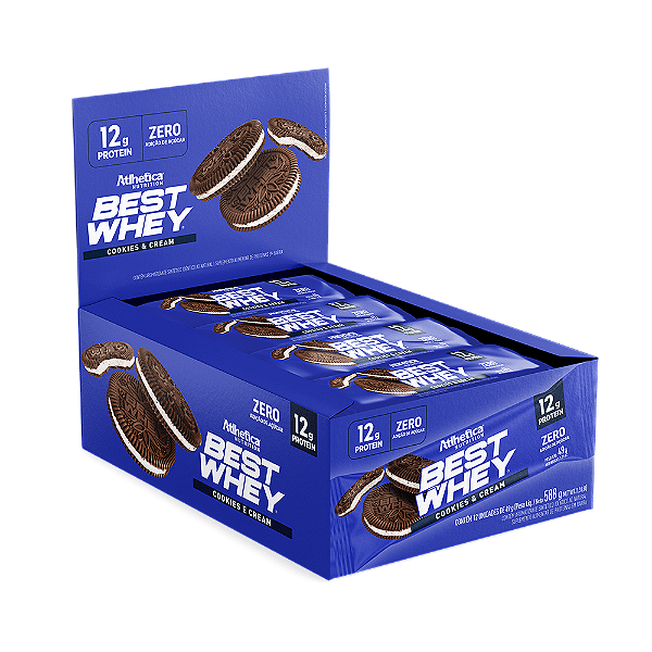 Best Whey Bar 12g Proteína (Dsp 12 Und) - Atlhetica Nutrition