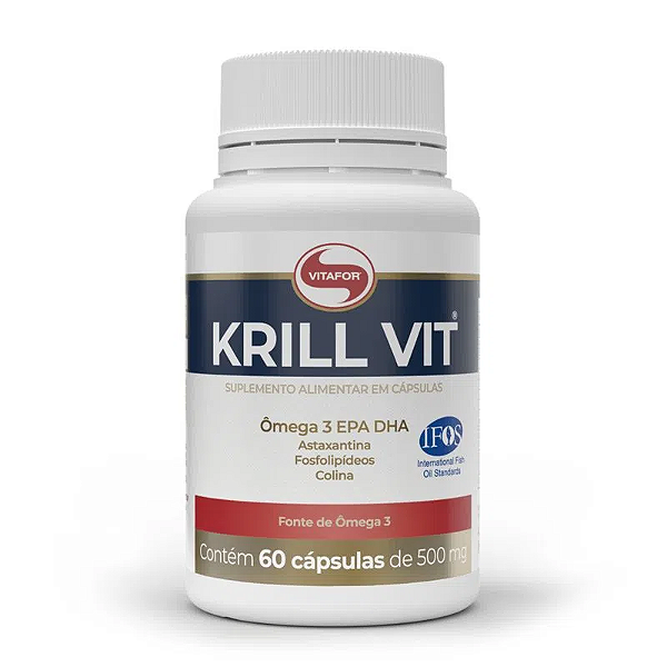 Krill Vit 500mg 60 Cápsulas - Vitafor