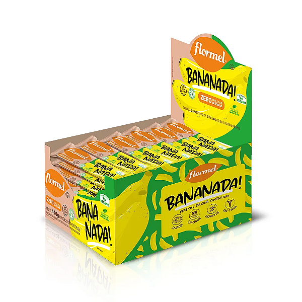 Bananada Cremosa Zero 20 Unidades - Flormel