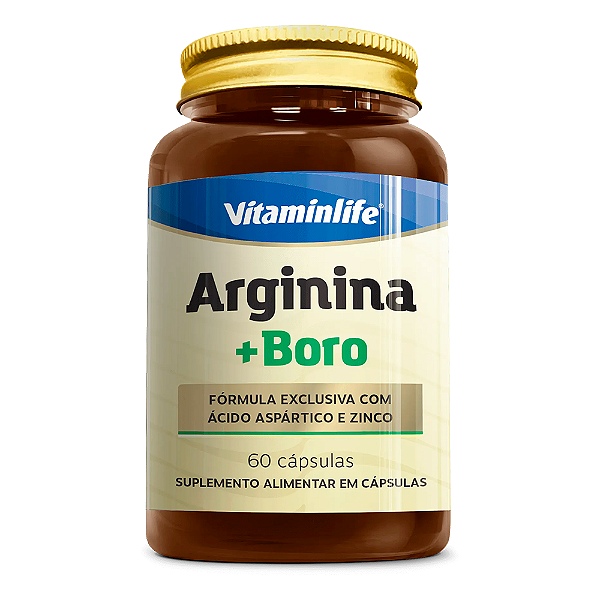 Arginina + Boro 60 Cápsulas - Vitaminlife