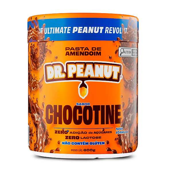 Pasta de Amendoim Gourmet 600g Chocotine - Dr Peanut