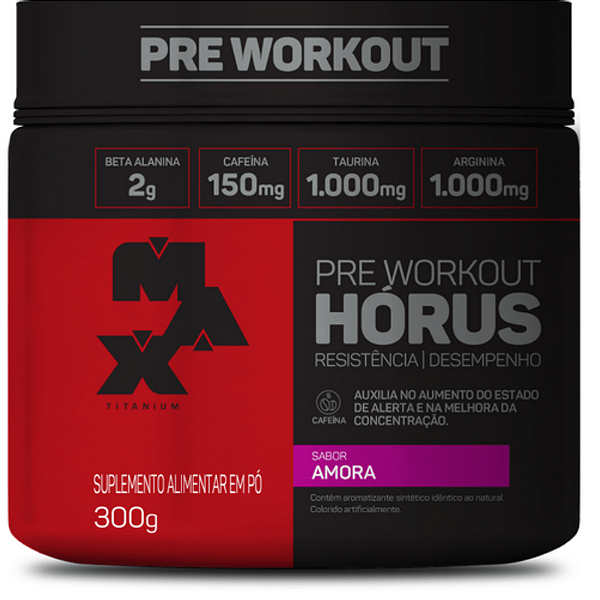 Hórus Pré Workout 300g - Max Titanium
