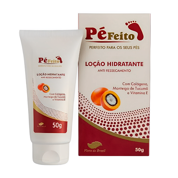 Pé Feito Loção Hidratante Para os Pés - Flora do Brasil