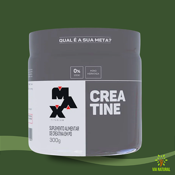 Creatina Monohidratada 300g - Max Titanium