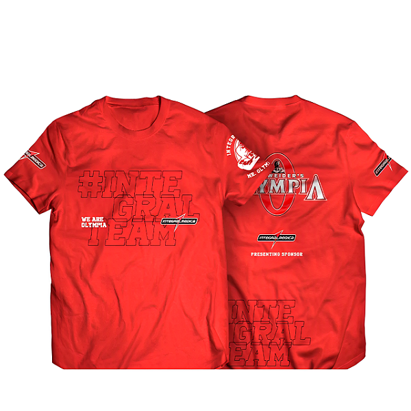 Camiseta Mr Olympia Vermelha 2023 - Integralmedica