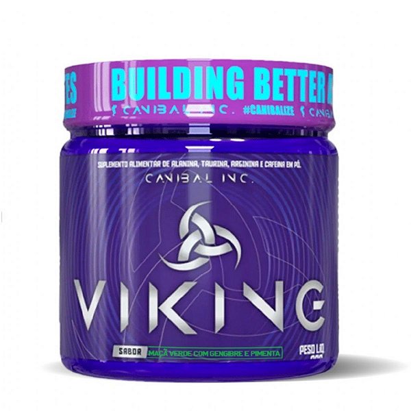 Viking Pre-Workout 300g Maçã Verde - Canibal
