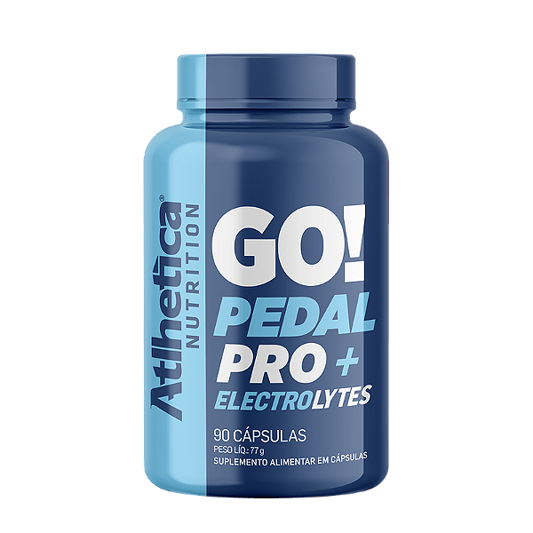 GO! Pedal Pro+ Electrolytes 90 Cápsulas - Atlhetica Nutrition