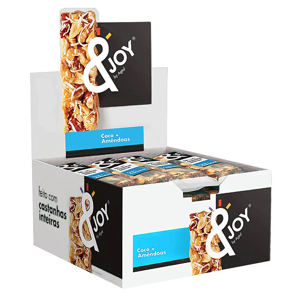 Barra &Joy Snack Regular Display 12un x 30g Coco - Enova