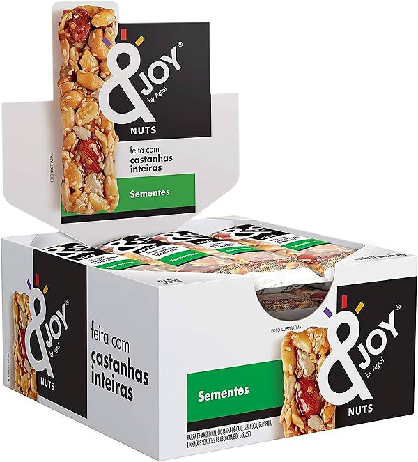 Barra &Joy Snack Regular Display 12un x 30g Sementes - Enova