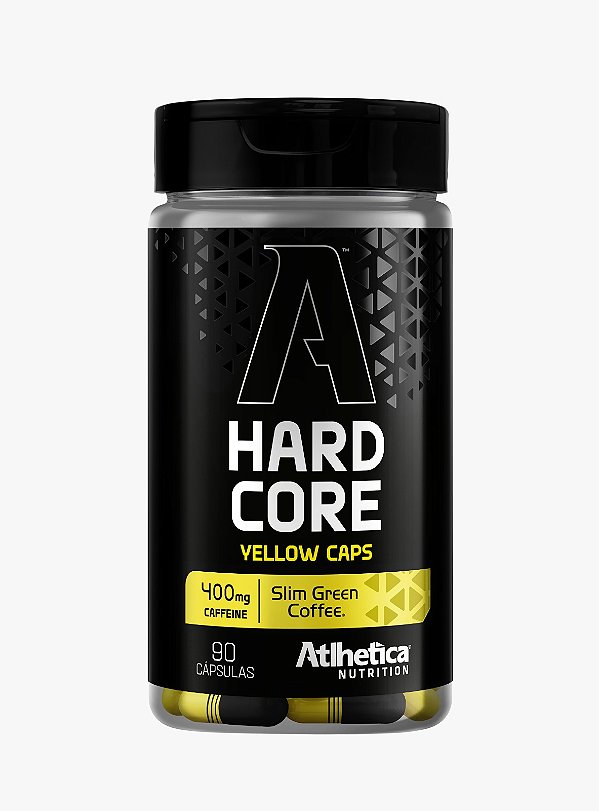 Hardcore Yellow Caps 90 Cápsulas - Atlhetica Nutrition