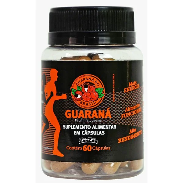 Guaraná Frasco 60 Cápsulas - Ziin Ziin
