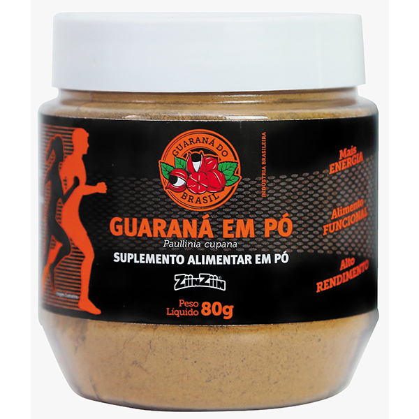 Guaraná em Pó 80g - Ziin Ziin
