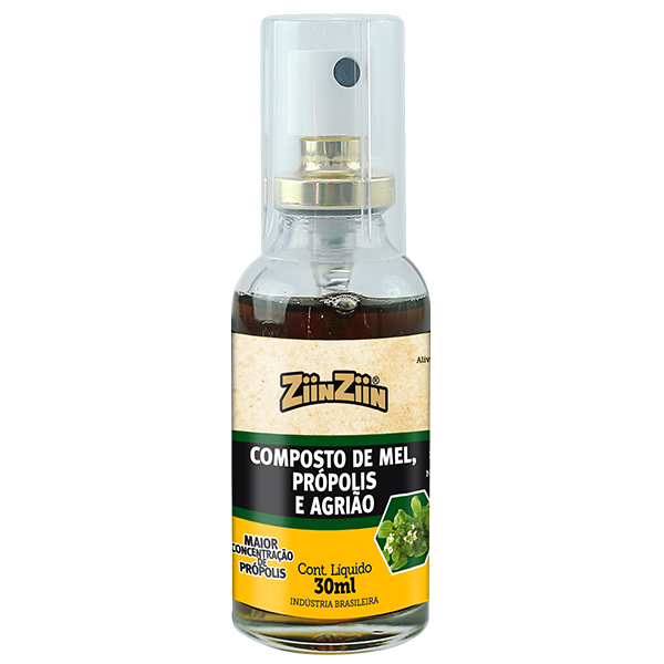Spray de Própolis com Agrião 30ml - Ziin Ziin