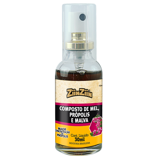 Spray de Própolis com Malva 30ml - Ziin Ziin