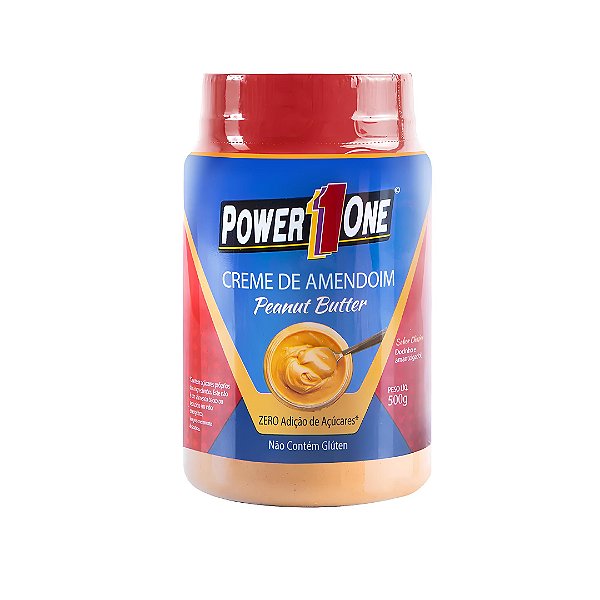 Creme de Amendoim 500g Sabor Peanut Butter - Power One
