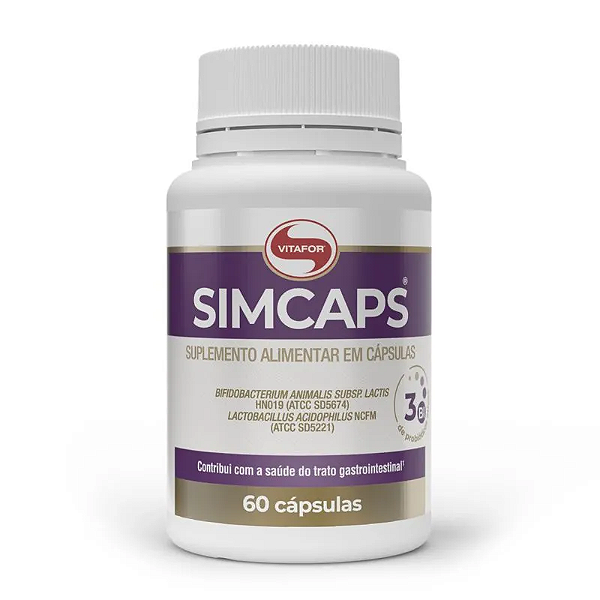 Simcaps Probióticos 400mg 60 Cápsulas - Vitafor
