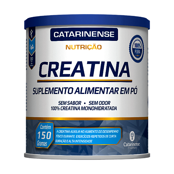 Creatina 100% Pura 150g - Catarinense Pharma