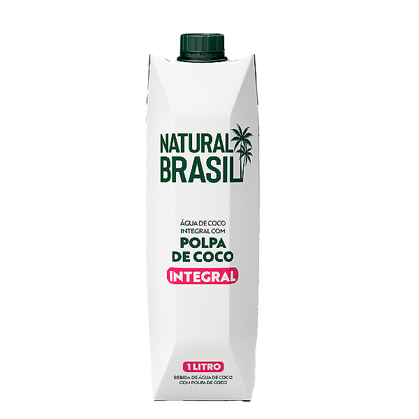 Poupa de Coco Integral 1 Litro - Natural Brasil