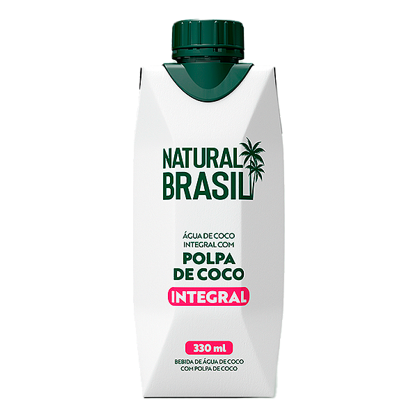 Poupa de Coco Integral 330ml - Natural Brasil