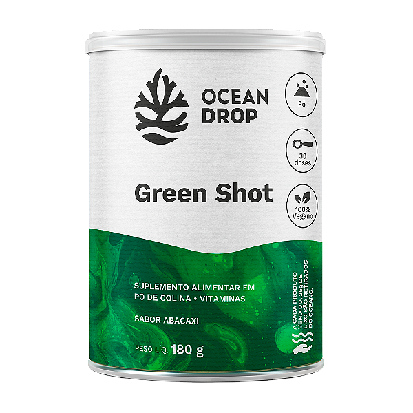 Green Shot Sabor Abacaxi 180g - Ocean Drop