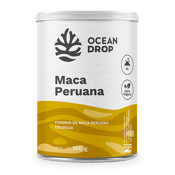 Maca Peruana Dourada 150g - Ocean Drop