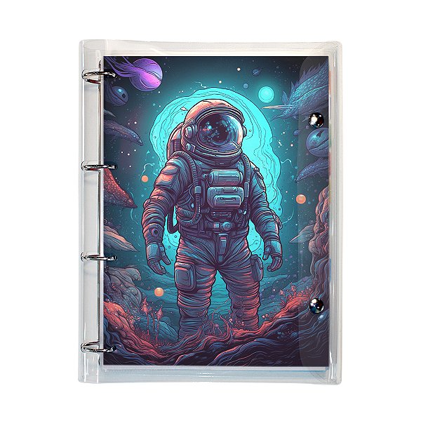Fichário Universitário Astronauta