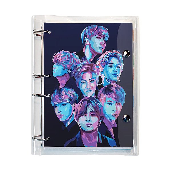Fichário Colegial Kpop