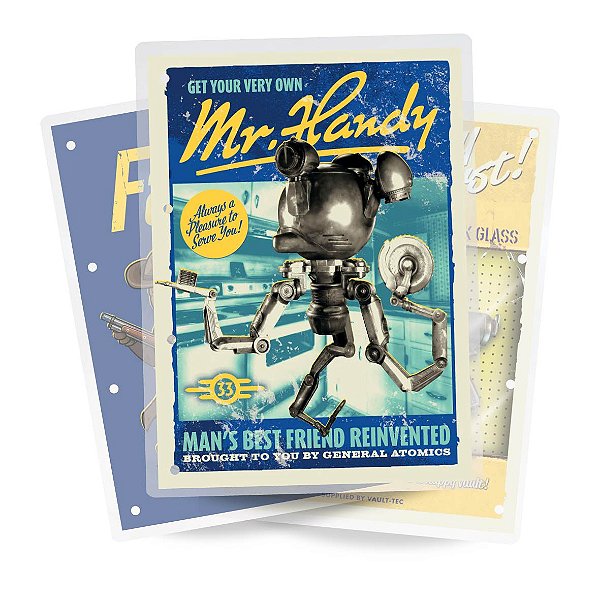 Artes para Fichário Fallout 2