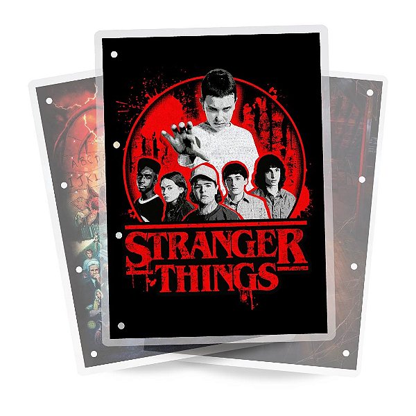 Artes para Fichário Stranger Things