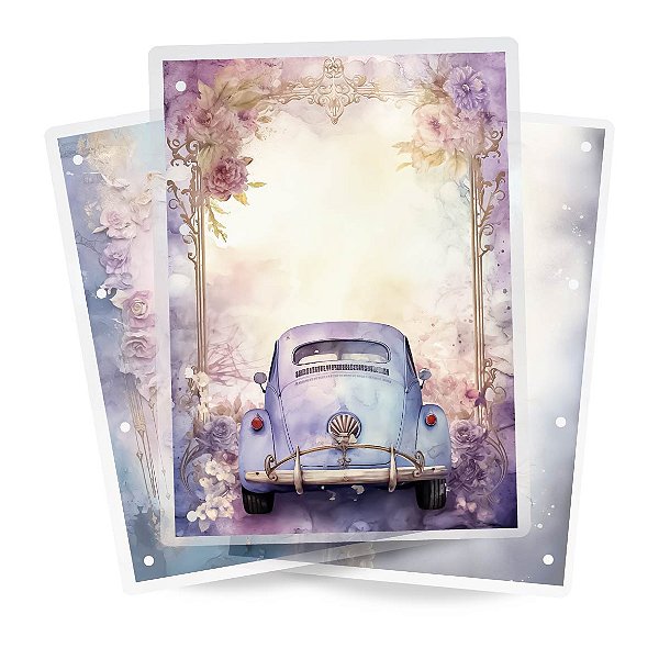 Artes para Fichário Sonhos Blueberry 2