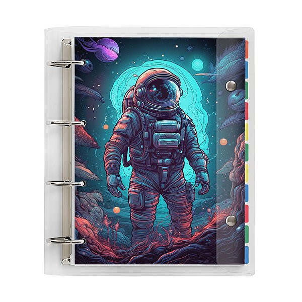 Big Fichário Universitário Astronauta
