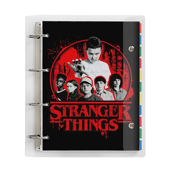 Big Fichário Universitário Stranger Things