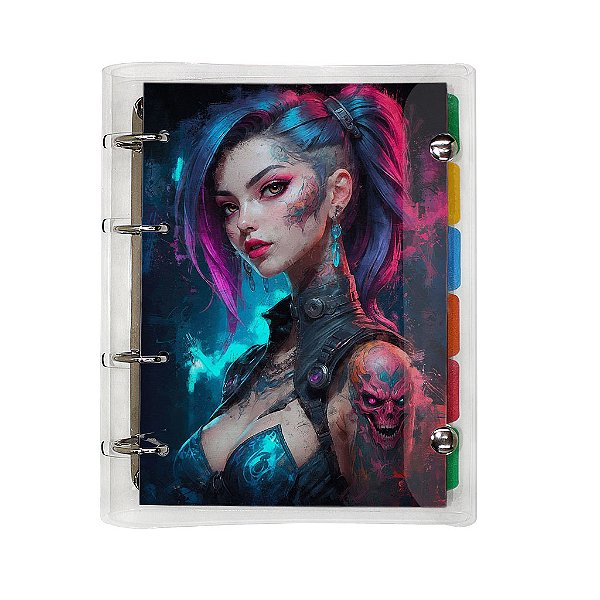 Fichário A5 Cyber Girls