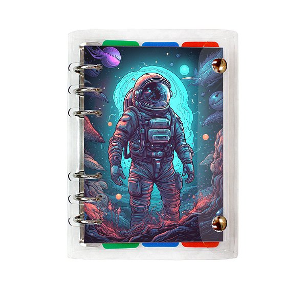 Fichário A6+ Astronauta
