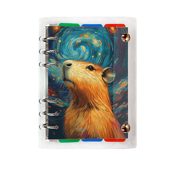 Fichário A6+ Capivara