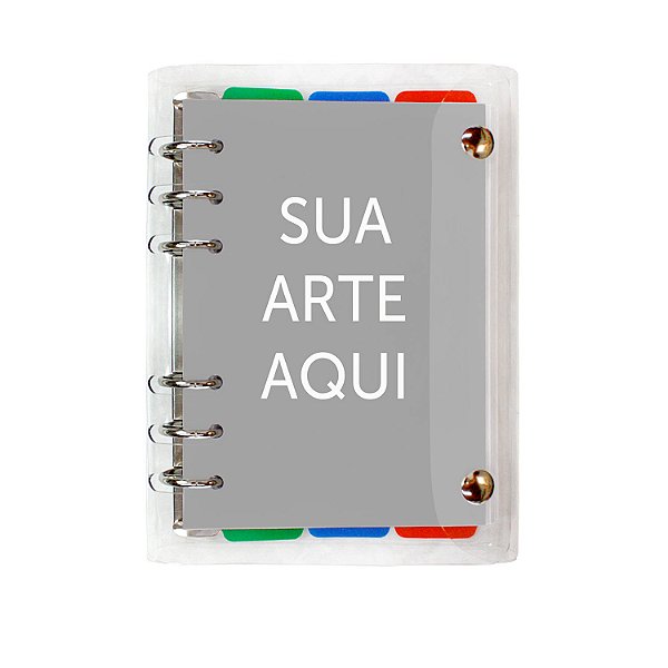 Fichário A6+ Personalizado com Sua Arte