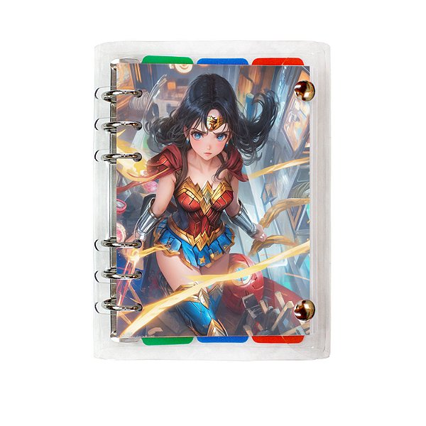 Fichário A6+ Mulher Maravilha 2