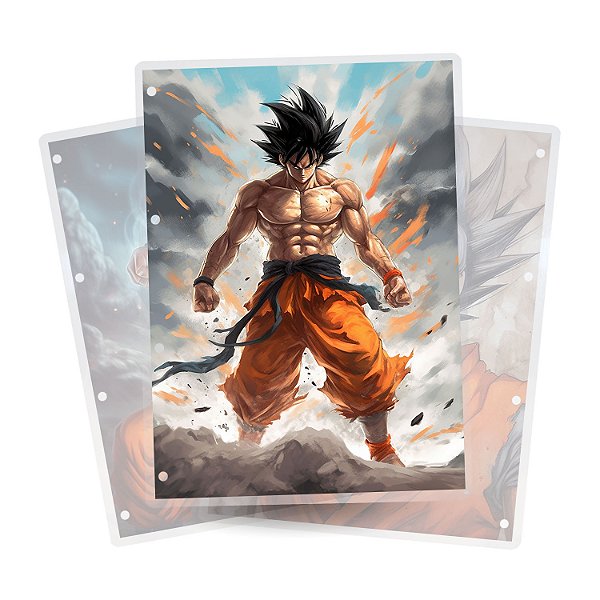 Artes para Fichário Goku