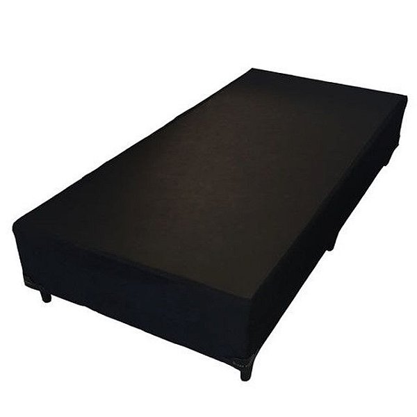 Box Base Solteiro 88cm com pés de madeira