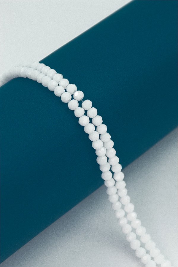 Fio Cristal 4mm  Vidro Facetado - O Fio