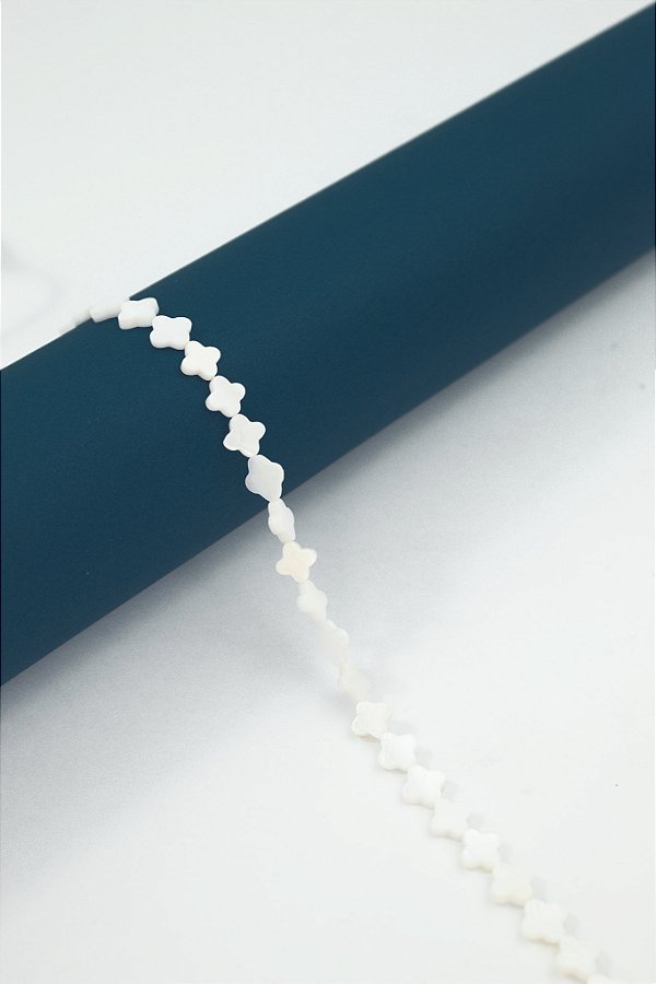 Fio Madreperola Trevo 10mm - O Fio