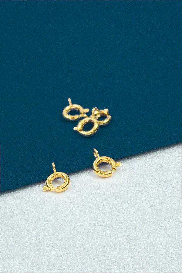 Fecho Boia 6mm Ouro - 30 Pçs