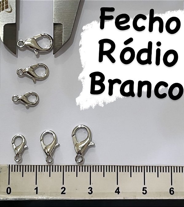 Fecho Lagosta 30 pcs Niquel