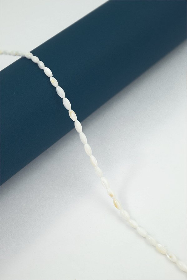 Fio Madreperola Arroz 4X8Mm - Fio